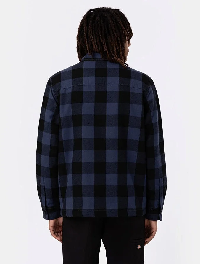 Куртка-рубашка Dickies Lined Sacramento Shirt Navy Blue