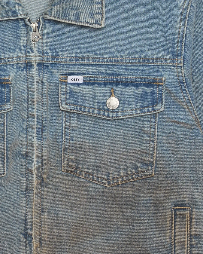 Куртка джинсовая Obey Base Trucker Jacket